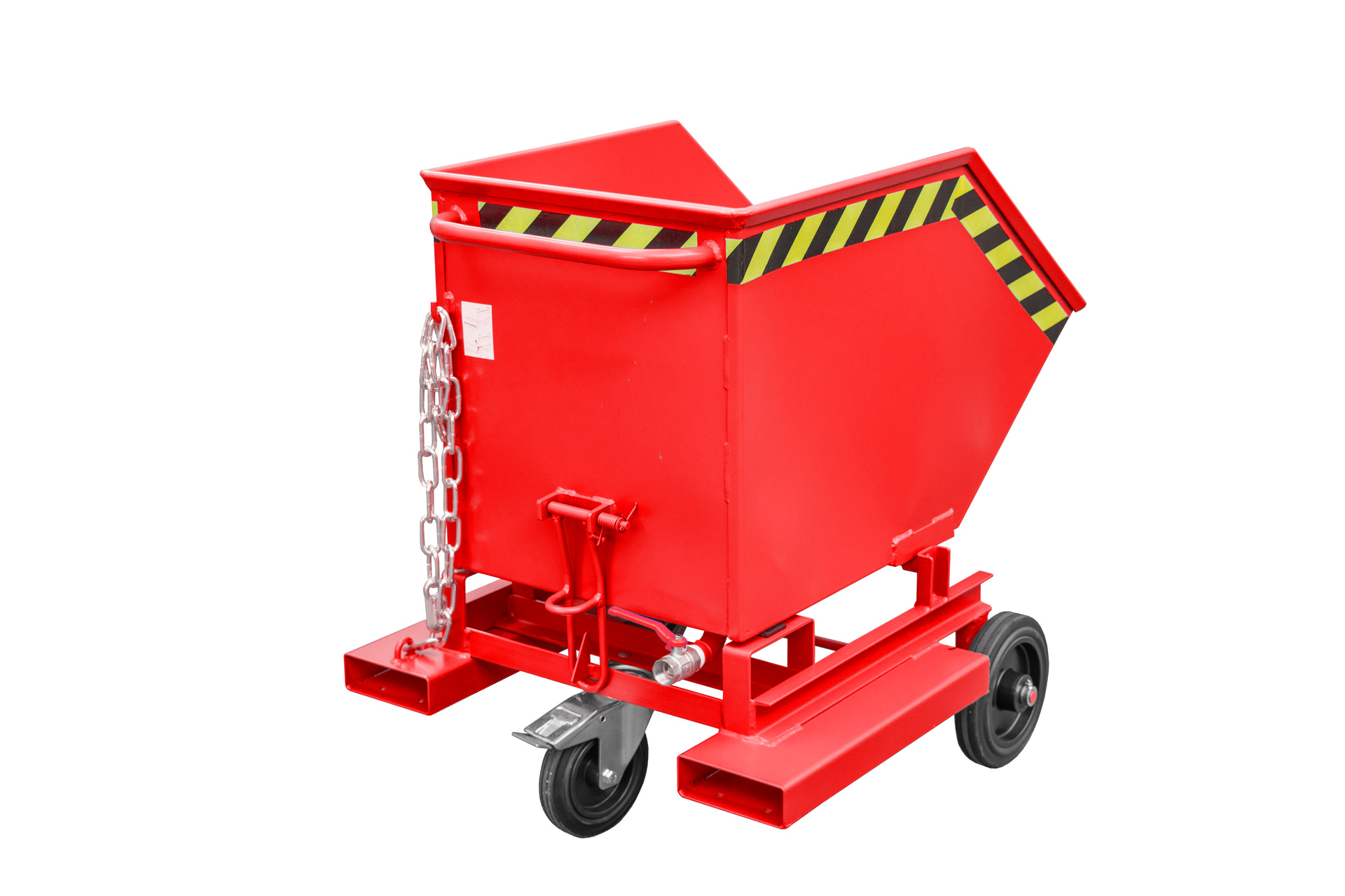 Späne-Kastenwagen Typ SKW-ET RAL 3000 Feuerrot